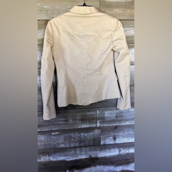 Van Heusen Beige Stripe Blazer Jacket Size XS - Picture 2 of 4